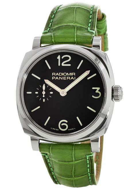 panerai green watch strap|original Panerai watch strap.